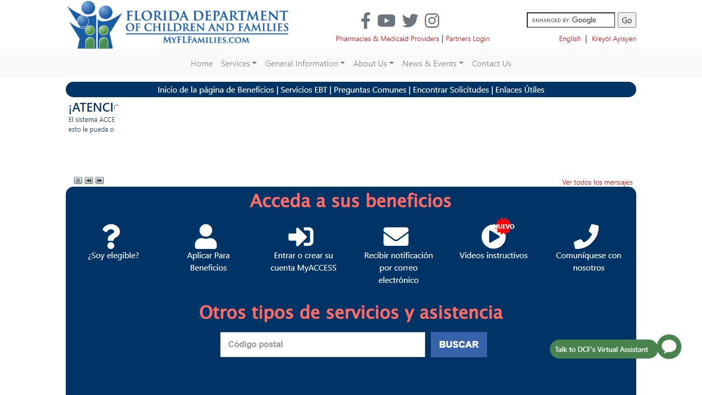 Access Florida - Florida Department of Children and Families