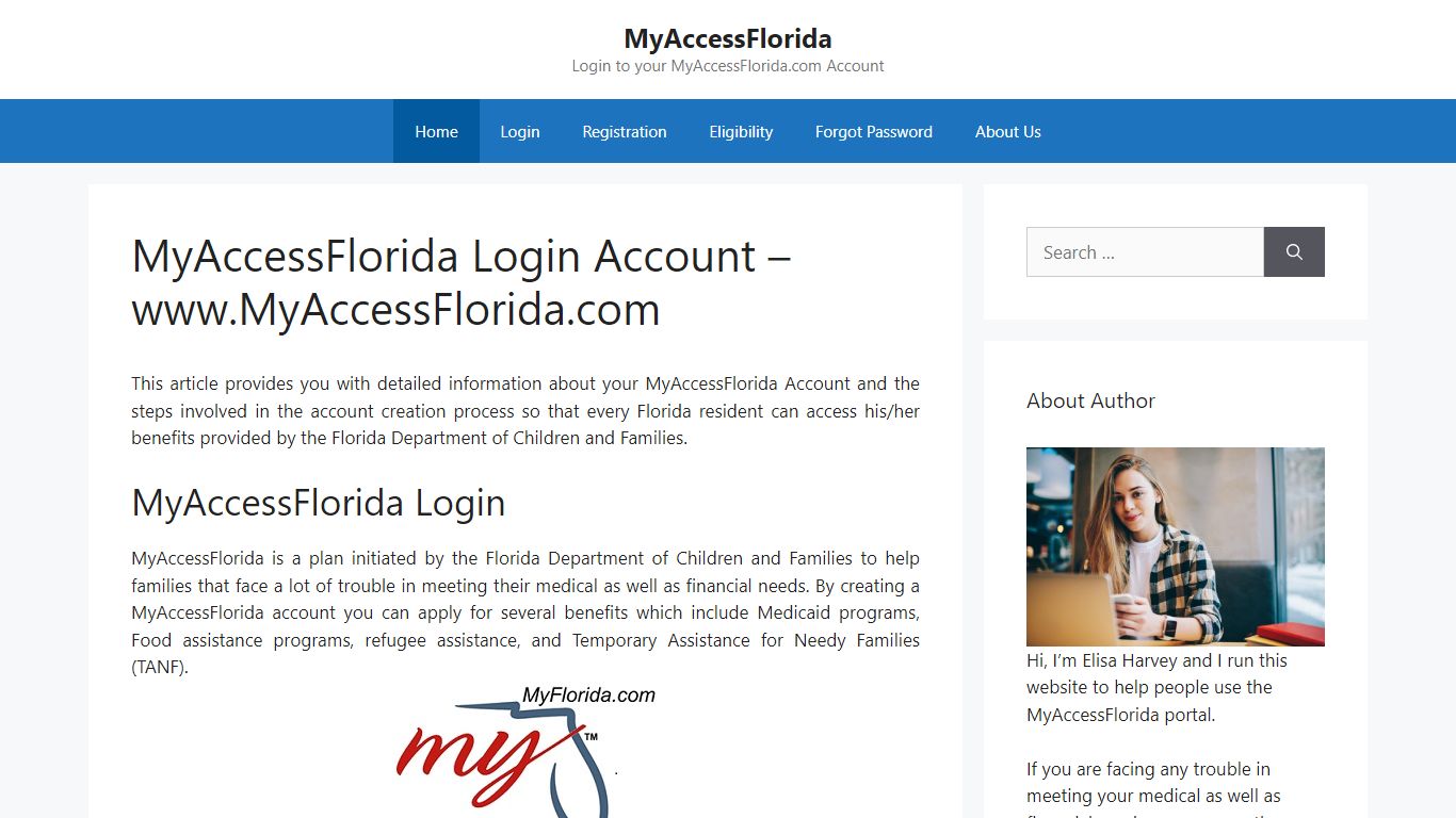 MyAccessFlorida Login Account – www.MyAccessFlorida.com